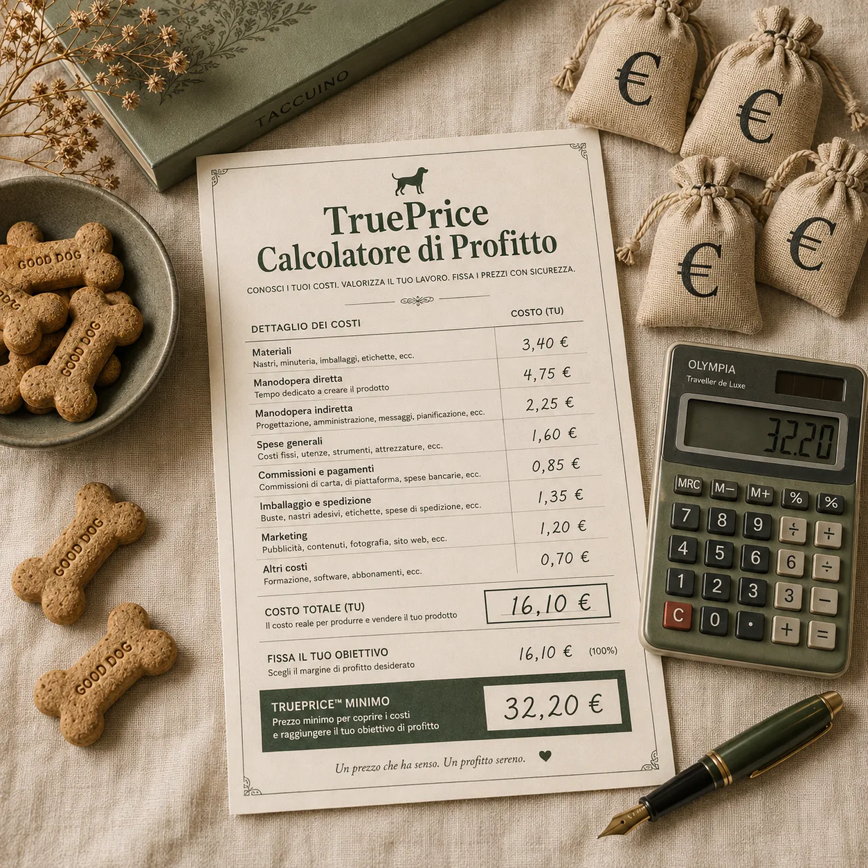 Calcolatore di Profitto TruePrice